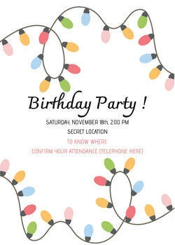 Generic Birthday Announcement 8 - 5x7 Preview Image