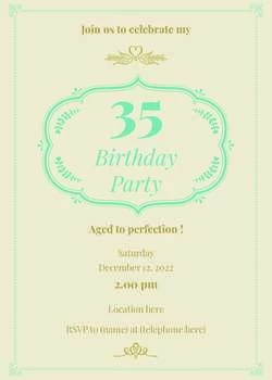 Generic Birthday Announcement 11 - 5x7 Preview Image